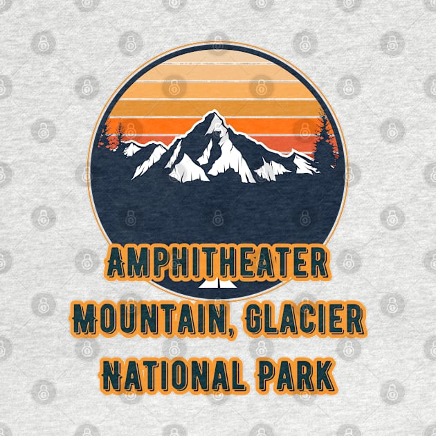 Amphitheater Mountain, Glacier National Park by Canada Cities